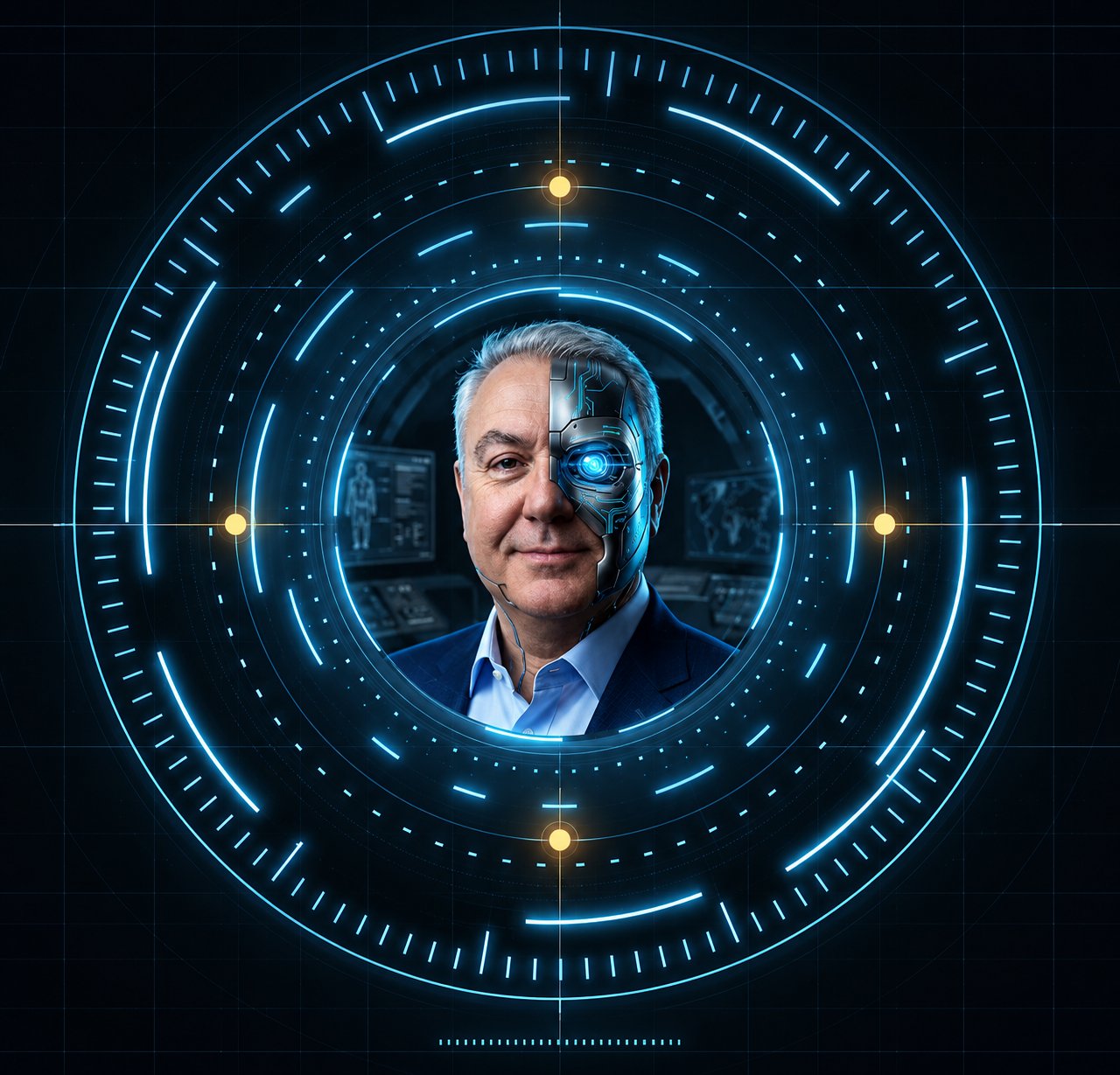 Murat Bilican, AI artwork, circle