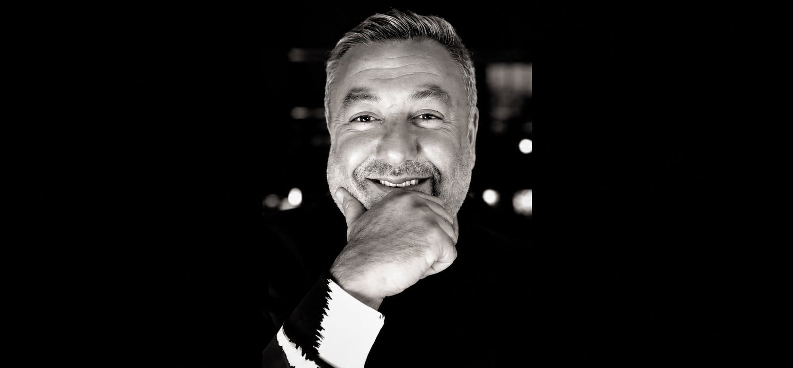 Murat Bilican, black and white portrait