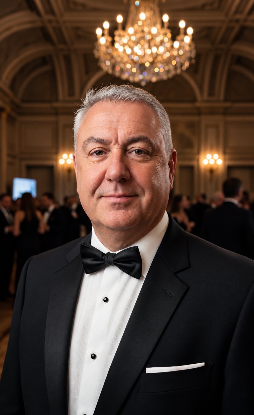 Murat Bilican, black tie portrait